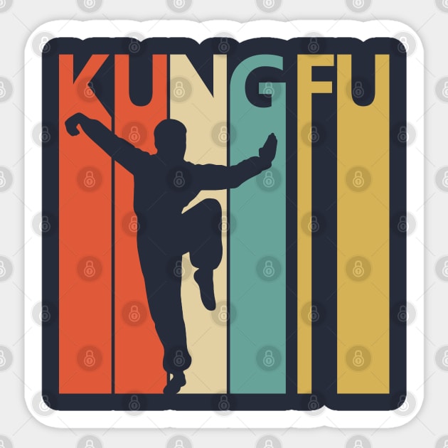 Vintage Kung Fu Master Sticker by GWENT